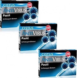 Cistus Antivirüs 10'lu Pastil 3 Adet