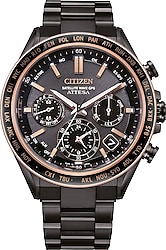 Citizen Attesa Satellite Wave CC4074-61W Siyah-Rose Gold Erkek Kol Saati