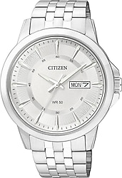 Citizen Orologio Da Uomo AW1760-81Z - Quadrante Giallo, Bracciale In Acciaio Argento, Movimento Analogico