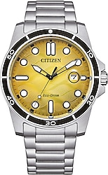 Citizen Core Eco-Drive AW1816-89X Sarı Erkek Kol Saati