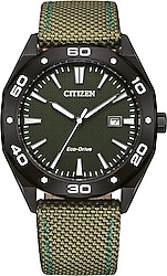 Citizen Eco-Drive Active Sport BM7635-01X Kumaş Kordon Erkek Kol Saati