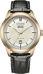 Citizen Eco-Drive AW0153-04A Deri Kordon Siyah Erkek Kol Saati