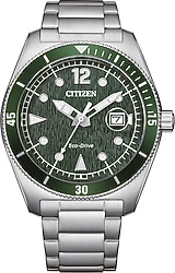 Citizen Eco-Drive AW1880-55X Yeşil Erkek Kol Saati