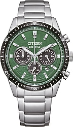 Citizen Eco-Drive CA4624-56X Çelik Kordon Yeşil Erkek Kol Saati