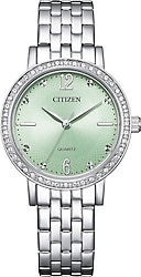 Citizen EL3100-55X Gümüş-Yeşil Kadın Kol Saati
