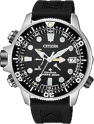 Citizen Promaster Marine BN2036-14E Kauçuk Kordon Siyah Erkek Kol Saati
