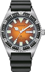 Citizen Promaster Marine NY0120-01ZE Kauçuk Kordon Turuncu Erkek Kol Saati