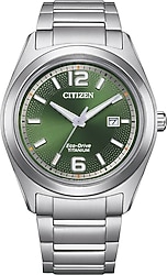 Citizen Super Titanium AW1641-81X Yeşil Erkek Kol Saati
