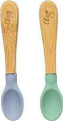 Citron Green-Blue 2'li Organik Bambu Kaşık Seti