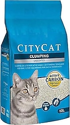 City Cat Aktif Karbonlu 10 lt Topaklanan Kedi Kumu
