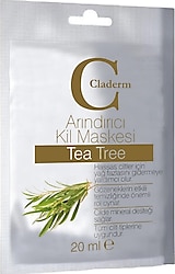Claderm Arındırıcı Kil Maskesi Tea Tree 20 ml Sachet