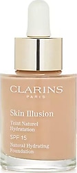 Clarins Skin Illusion Natural Hydrating SPF 15 30 ml Likit Fondöten