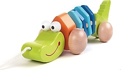 Classic World Ahşap Çek Çek Krokodil 3301