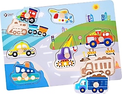 Classic World Ahşap Trafik Puzzle