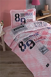 Clasy Denim Ranforce Tek Kişilik Yatak Örtüsü