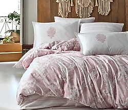 Clasy Fiorita V1 Pembe Tek Kişilik Nevresim Takımı