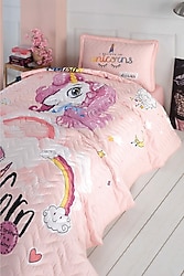 Clasy Pink Dreams Ranforce Tek Kişilik Yatak Örtüsü