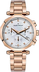 Claude Bernard Dress Code Chronograph CB.10251 37RM NAR Çelik Kordon Rose Gold Kadın Kol Saati