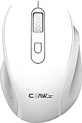 Claws Genius v2 Beyaz Ergonomik Optik Kablosuz Mouse