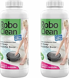 Clean Master Roboclean Robot Süpürge Zemin Temizleyici 1 lt 2'li