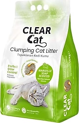Clear Cat Marsilya Sabunu Kokulu 10 kg Bentonit Kedi Kumu