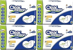 Clear Motion Belbantlı Orta Boy M 30'lu 4 Adet Hasta Bezi