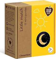 Clementoni Little Match Puzzle Gece ve Gündüz 16250TR