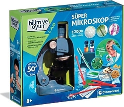 Clementoni 64741 Bilim ve Oyun Süper Mikroskop