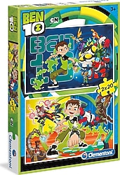 Clementoni Ben 10 2x20 Parça Puzzle 07035