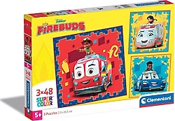 Clementoni Disney Firebuds 3x48 Parça Puzzle 25311