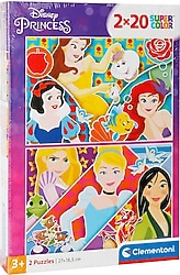 Clementoni Disney Princess 2x20 Parça Puzzle 24766