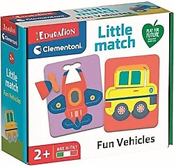 Clementoni Little Match Eğlenceli Araçlar 16718TR