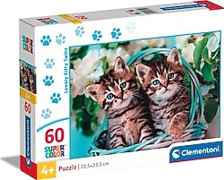 Clementoni Lovely Kitty Twins 60 Parça Puzzle 26599