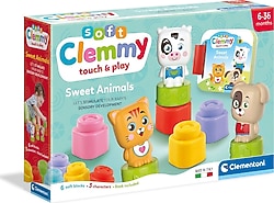 Clementoni Soft Clemmy Yumuşak Blok Sevimli Hayvanlar 17849