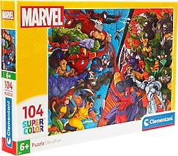 Clementoni Supercolor Marvel Heroes vs Villains 104 Parça Puzzle 25059