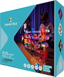 Cleverclixx Ball Run Dazzling Lights Pack Intense 100 Parça Manyetik Blok