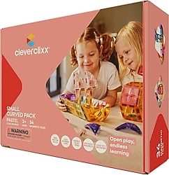 Cleverclixx Curved Pack Patel 34 Parça Manyetik Blok