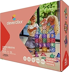 Cleverclixx Large Creative Pack Pastel 125 Parça Manyetik Blok