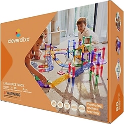 Cleverclixx Large Race Track 80 Parça Manyetik Blok