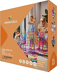 Cleverclixx Mega Creative Pack Pastel 210 Parça Manyetik Blok