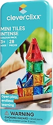 Cleverclixx Mini Tiles Intense 28 Parça Manyetik Blok