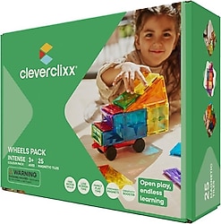Cleverclixx Wheels Pack Intense 25 Parça Manyetik Blok
