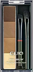 CLIO Kill Brow Shaping Powder Brow 02 Ash Cool Brown Kaş Farı Paleti