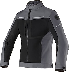 Clover Netstyle-3 WP Kışlık Erkek Gri-Siyah-Kırmızı Motosiklet Montu