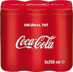 Coca Cola 250 ml 9 Adet