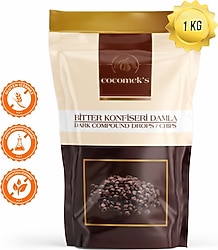 Cocomeks Bitter Damla Çikolata 1 kg