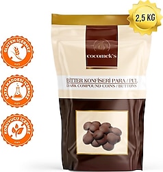 Cocomeks Bitter Pul Çikolata 2.5 kg