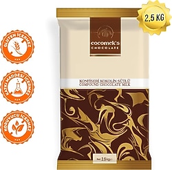 Cocomeks Konfiseri Kokolin Sütlü Çikolata 2.5 kg