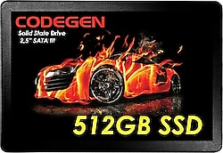 Codegen CDG-512GB-SSD25 SATA 3.0 2.5" 512 GB SSD