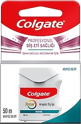 Colgate Total Profesyonel Diş Eti Sağlığı Nane Aromalı 50 m Diş İpi